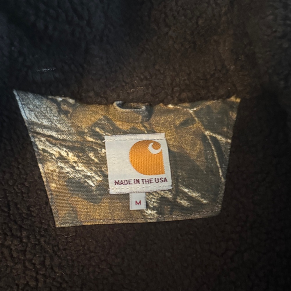 NWOT Carhartt Men's Camouflage Hooded Jacket - Picture 2 of 4